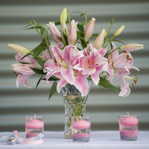 Kit flores y velas